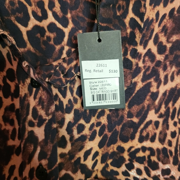 One Teaspoon Big Leopard Print Ladies Blouse Size Medium New with Tag - Picture 4 of 11